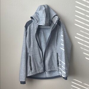 Free Country Gray Performance Jacket Lightweight Athletic Style